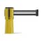 Montour Line Retractable Belt Barrier Cone Mount Yellow Case 7.5ftBk/W H Belt CP100-YW-BWH-75 - alternate 1